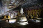 Pacchima Viharaya cave with mini stupa, Dambulla cave temple, Sri Lanka Ceylon.