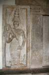 Stone carving of a Guardian of the temple, Dalada Maligawa, Kandy, Sri Lanka Ceylon.