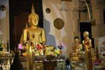 Other views altar and buddha in New Temple, Dalada Maligawa, Kandy, Sri Lanka Ceylon.