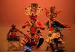 Dance plains that uses stunning masks, Kandy, Sri Lanka Ceylon.