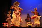Ritual dance in honor of the gods Kohomba, Kandy, Sri Lanka Ceylon.