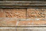 Frieze reliefs on Vijayantha Prasada, Gadaladeniya Temple, Kandy, Sri Lanka Ceylon.