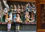 Figurines of Hindu cosmogony, Sri Muthumariamman, Matale, Sri Lanka Ceylon.