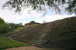 Access to the stupa in front of the vatadagaya, Medirigiriya, Sri Lanka Ceylon.