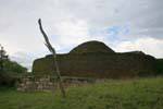 The Thuparama stupa oldest building on the site, Medirigiriya, Sri Lanka Ceylon.