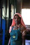 Portrait of a worker, factory Glenloch Tea, around Nuwara Eliya, Sri Lanka Ceylon.