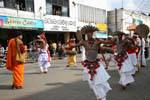 Traditional dance in the center of the city, Nuwara Eliya, Sri Lanka Ceylon.