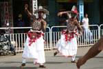 Dancers with ghunghurus ghungharus or feet, marched in Nuwara Eliya, Sri Lanka Ceylon.