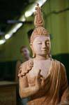 Buddha's wood (wooden Buddha) - Polonnaruwa, Sri Lanka Ceylon.