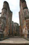 The temple of Lankatilaka, Alahana Parivena, Polonnaruwa, Sri Lanka Ceylon.