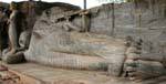Reclining Buddha statue - 46 feet in lenght, Kalu Gal Vihara, Polonnaruwa, Sri Lanka Ceylon.