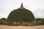 Terrace and Vahalkadas the largest stupa in Polonnaruwa, Rankot Vihara, Sri Lanka Ceylon.