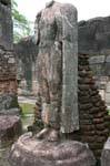 Headless Statue in Hatadage, Polonnaruwa, Sri Lanka Ceylon.