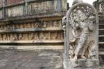 Exterior decoration of the second terrace, Vatadage, Polonnaruwa, Sri Lanka Ceylon.