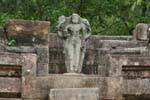 Buddha Mudra of fearlessness, Terrace of the tooth, Polonnaruwa, Sri Lanka Ceylon.