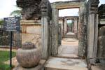 Hatadage Temple, the sacred shrine of Debt and Bol, Polonnaruwa, Sri Lanka Ceylon.