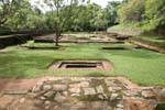 One of the terraces garden Sigiriya, Sri Lanka Ceylon.