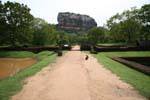 The main driveway to Sigiriya, Simhagîri, Sri Lanka Ceylon.