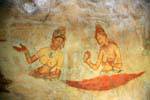 Paintings restored by Luciano Maransi, Sigiriya, Sri Lanka Ceylon.