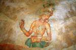Maybe paint Tara, goddess revered by the Mahayana Buddhists, Sigiriya, Sri Lanka Ceylon.