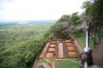 Terraced garden on the foothills of Mount Sigiriya, Sri Lanka Ceylon.