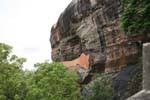 View mirror wall along the cliff, Sigiriya, Sri Lanka Ceylon.