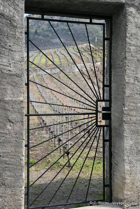 Wrought iron door, Eagle - Switzerland