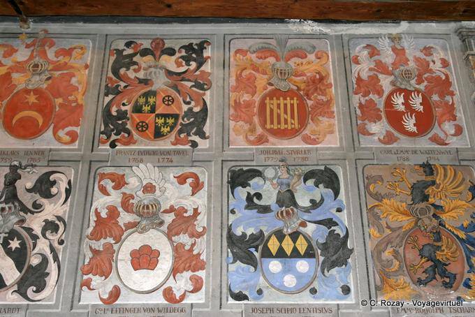 Arms, Chillon Castle, Montreux - Switzerland