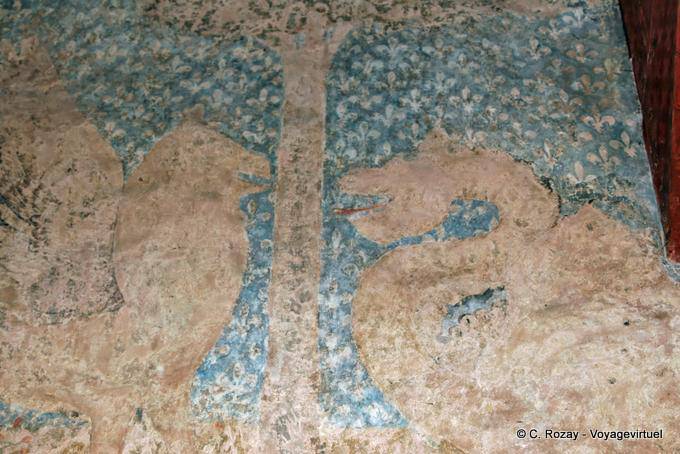 The bear and the dragon, Chillon Castle - Switzerland