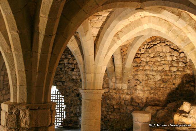 Underground arcades, Chillon Castle, Montreux - Switzerland