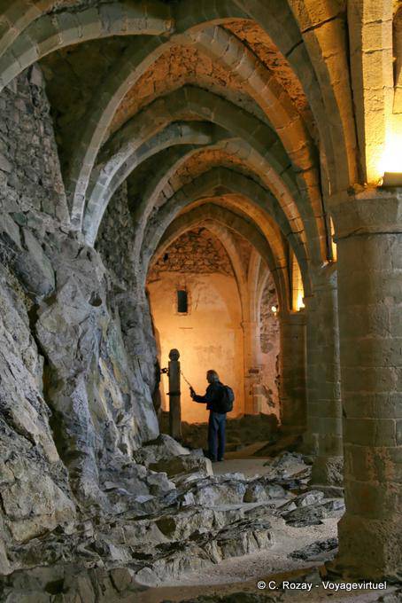 Prison Bonivard, Chillon Castle, Montreux - Switzerland