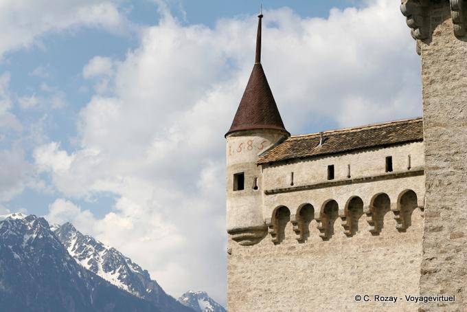 Chillon castle turret - Switzerland