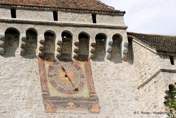Bern Clock, Chillon Castle, Montreux - Switzerland