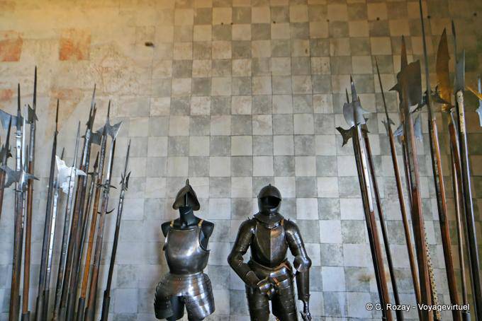 Armor and pikes, Chillon Castle - Switzerland