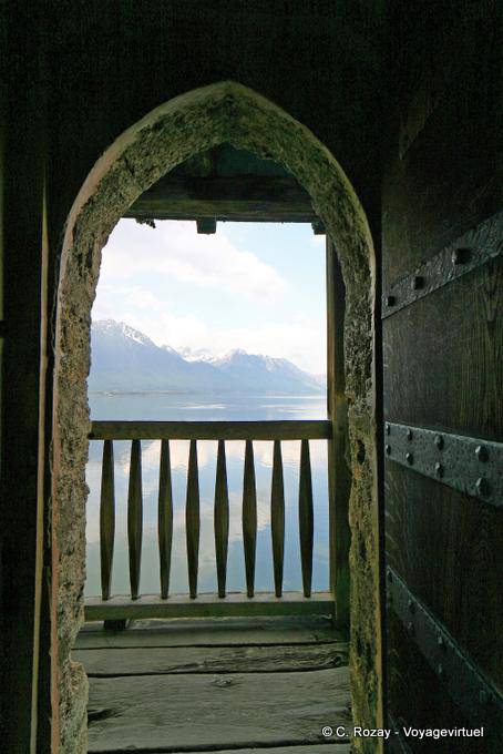 Balcony on the lake, Chillon Castle - Switzerland