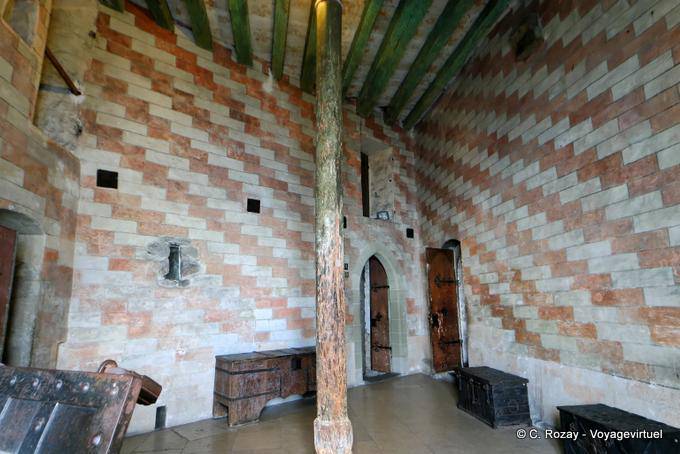 Wall geometry, Chillon Castle - Switzerland
