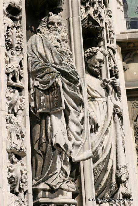 Sculptures, Lausanne Cathedral - Switzerland
