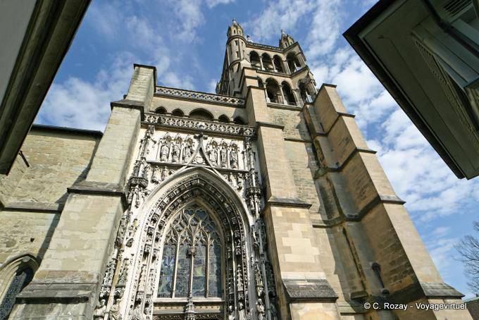 Lausanne gothic art cathedral - Switzerland
