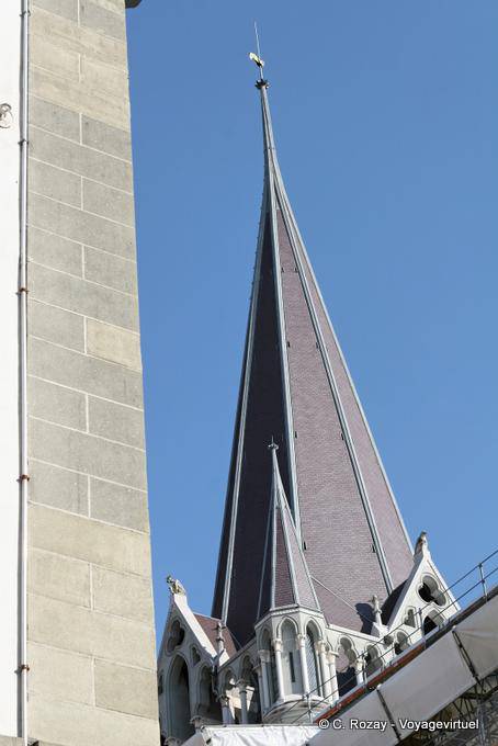 Bell tower of Saint-Francois, Lausanne - Switzerland