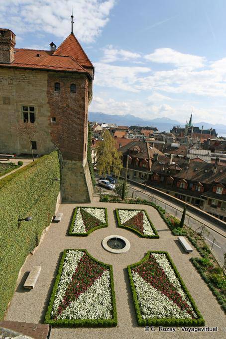 The Castle Garden of the Bishopric, Lausanne - Switzerland