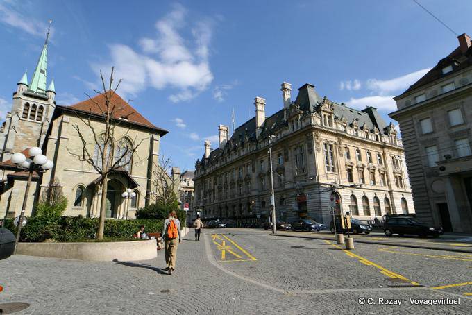 The Saint-François district, Lausanne - Switzerland