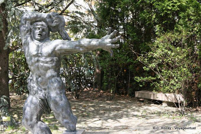Bronze tormented, Bourdelle, The Centaur, Gianadda foundation - Switzerland