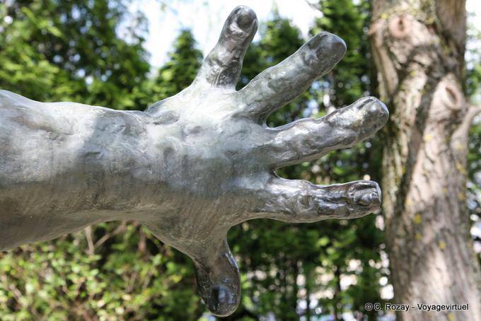 The hand of the Centaur, Bourdelle, Gianadda - Switzerland