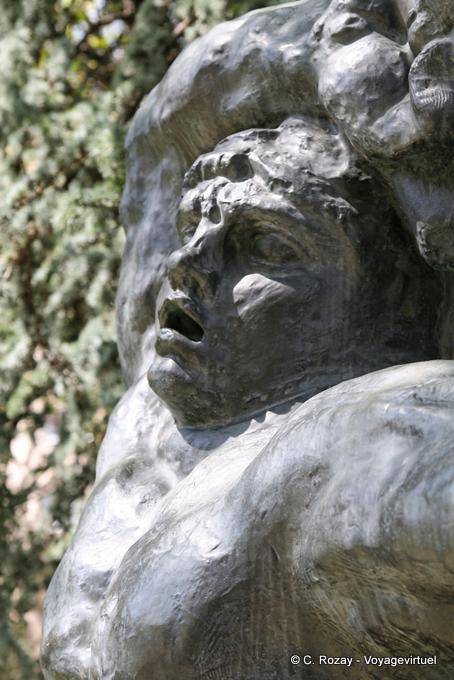 Gros spine head of Centaur, Bourdelle Sculpture Park Gianadda - Switzerland