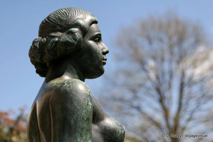 Martigny, Gianadda foundation, Maillol, profile Marie - Switzerland