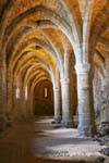 Architecture basement, Chillon Castle, Montreux, Switzerland.