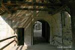 Postern entrance, Chillon Castle, Montreux, Switzerland.