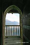 Balcony on the lake, Chillon Castle, Switzerland.