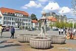 Fontaine in Ouchy, Switzerland.