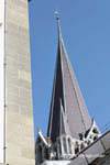 Bell tower of Saint-Francois, Lausanne, Switzerland.